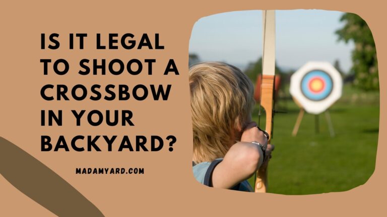 Is It Legal To Shoot A Crossbow In Your Backyard?