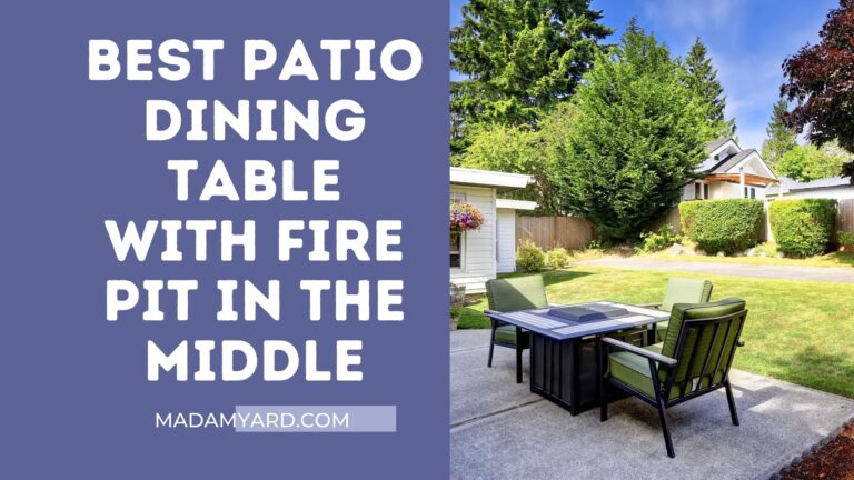 Best Patio Dining Table With Fire Pit In The Middle (2022)