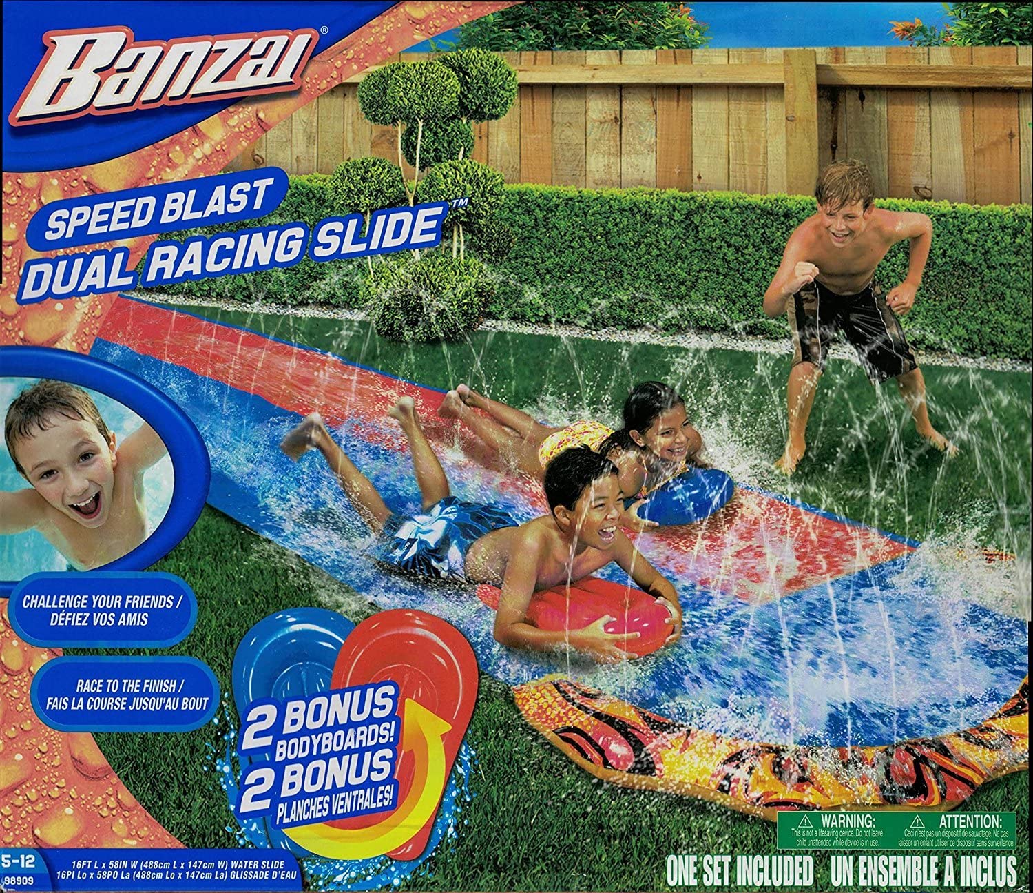 backyard water slide