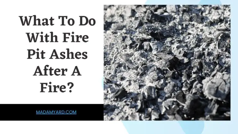 What To Do With Fire Pit Ashes After A Fire?