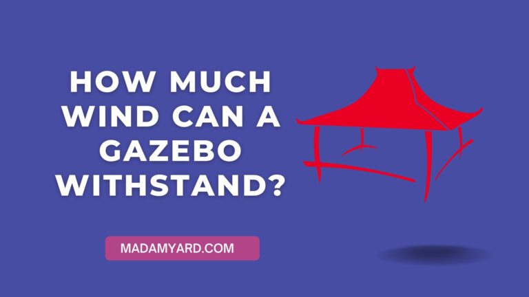 How much wind can a gazebo withstand?