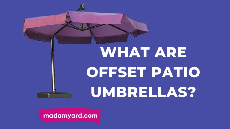 What Are Offset Patio Umbrellas?