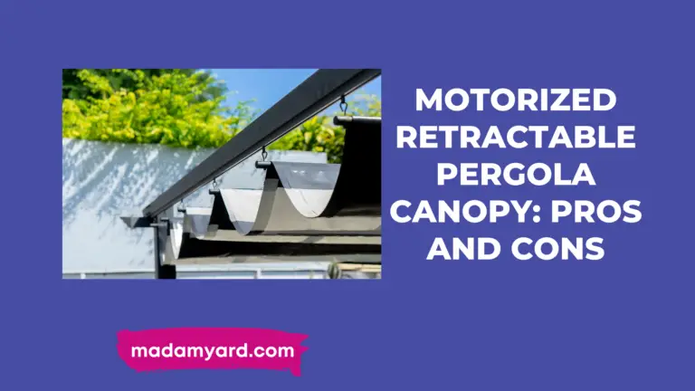 Motorized Retractable Pergola Canopy: Pros and Cons