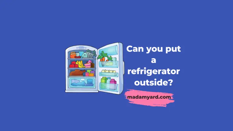 Can You Put A Refrigerator Outside?