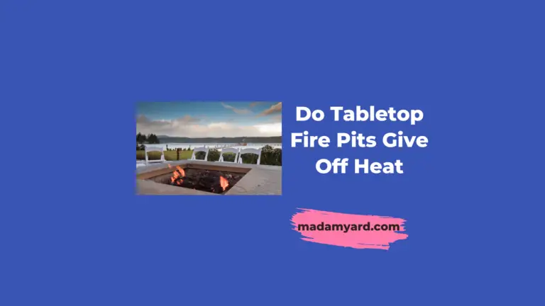 Do Tabletop Fire Pits Give Off Heat?